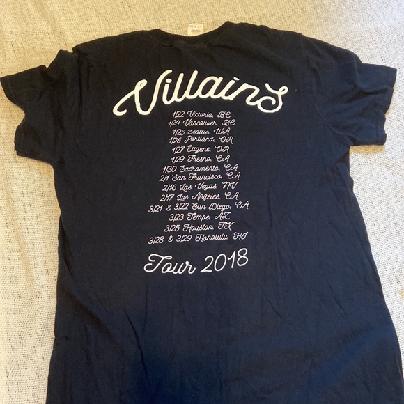 Queens Of The Stone Age 2018 Tour Tee, ‘Villains’, Unisex, Black, Men’s S - Picture 2 of 2